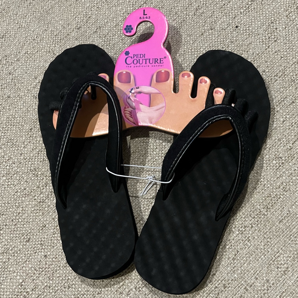 Black Pedi Couture Women's Sandals